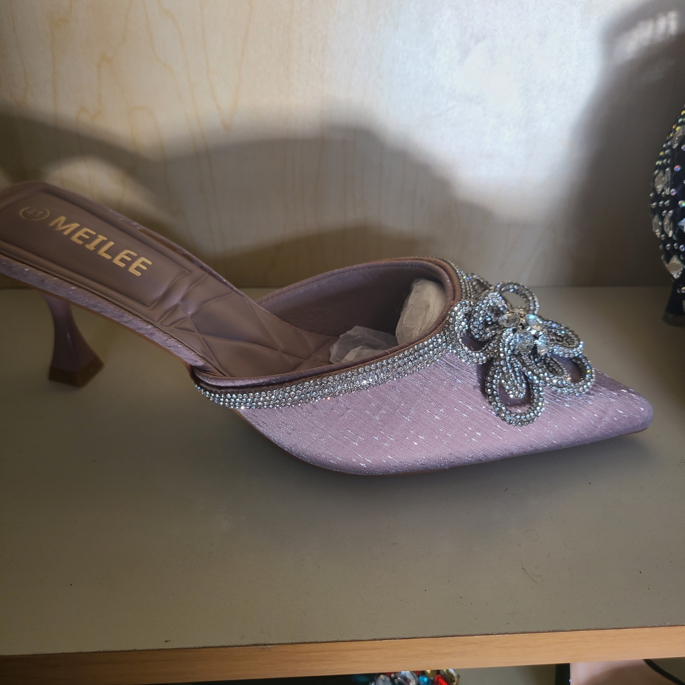 Lee Pink Embellished Women's Shoes
